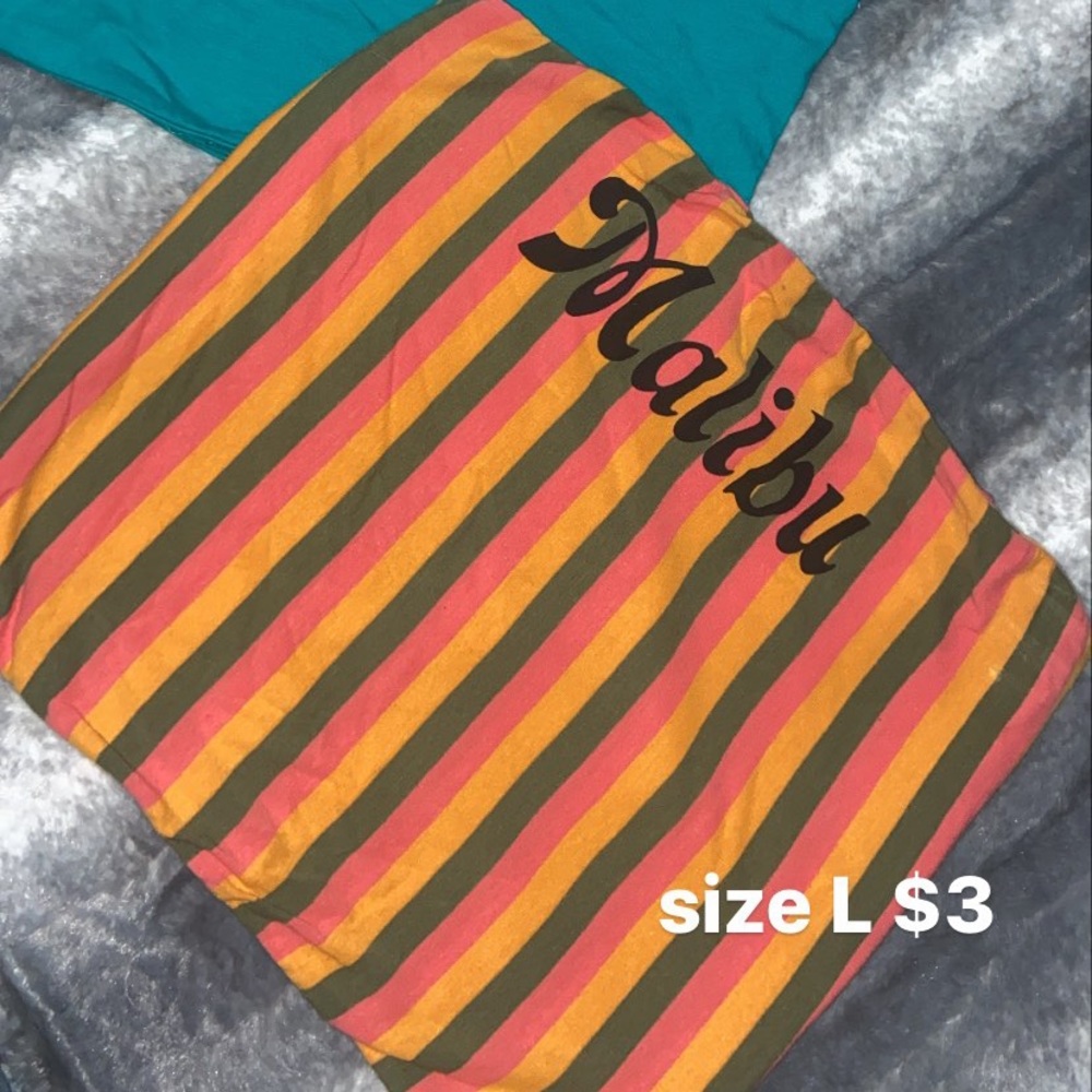 size L crop top